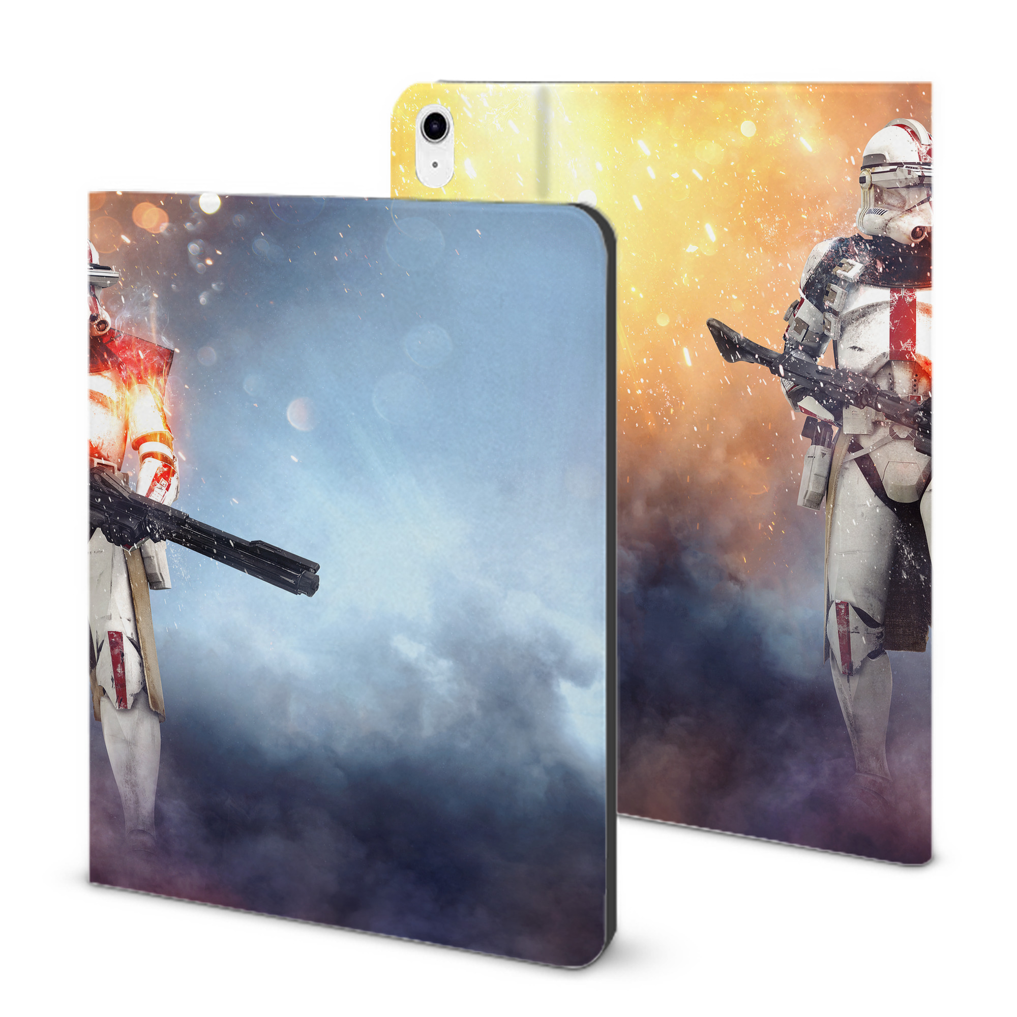 （画像用） スター・ウォーズ Star Wars IPad ケース ブック型 PUレザー TPU 耐衝撃 軽量 薄型 ペン収納なし 全面保護 IPad 各モデル対応